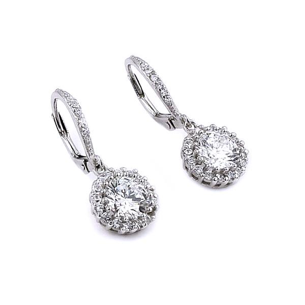 Cercei eleganti argint 925 rodiat cu zirconii [1]